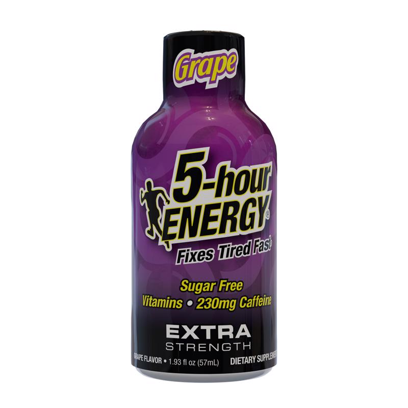 5-hour Energy Extra Strength Sugar Free Grape Energy Shot 1.93 oz
