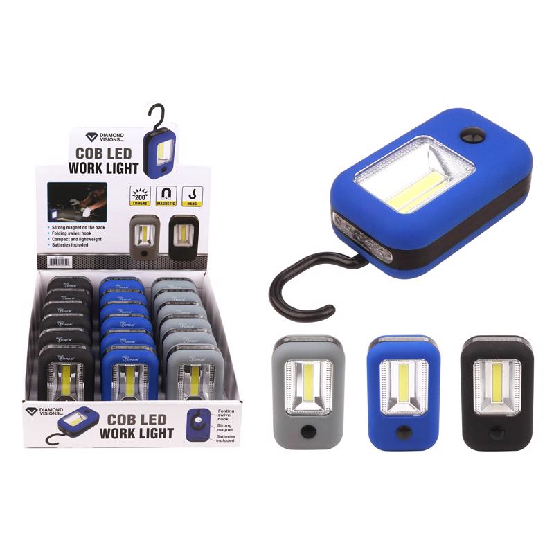 Max Force 180 lm Assorted LED Work Light Flashlight AAA Battery