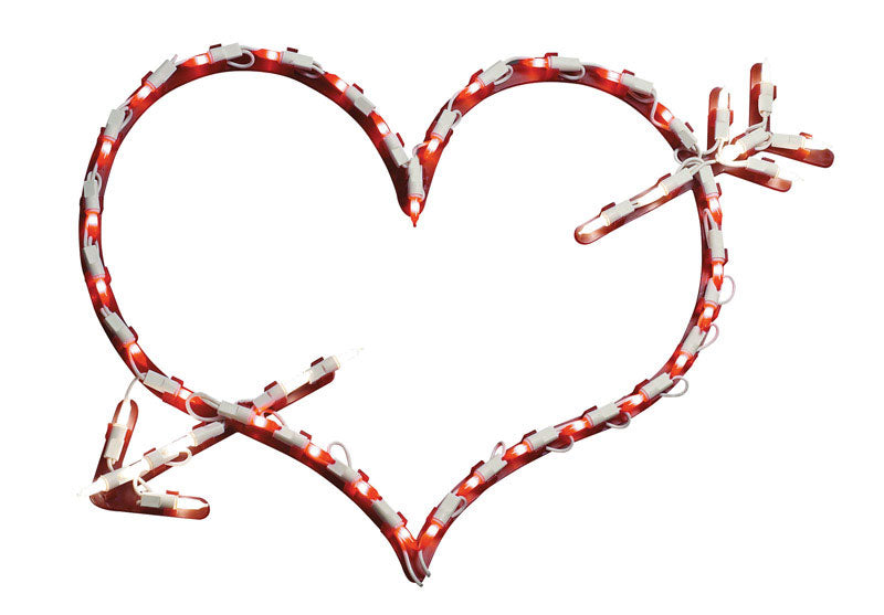 IG Design Valentine's Day Window Decor Acrylic 1 each