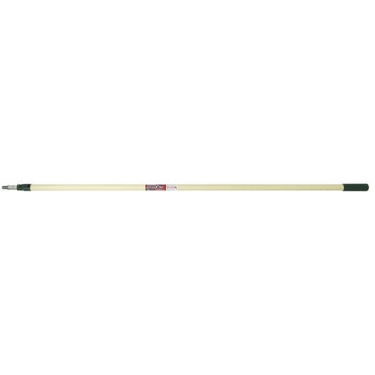 Wooster Sherlock Telescoping 12 ft. L X 1.86 in. D Aluminum/Fiberglass Extension Pole Beige/Green