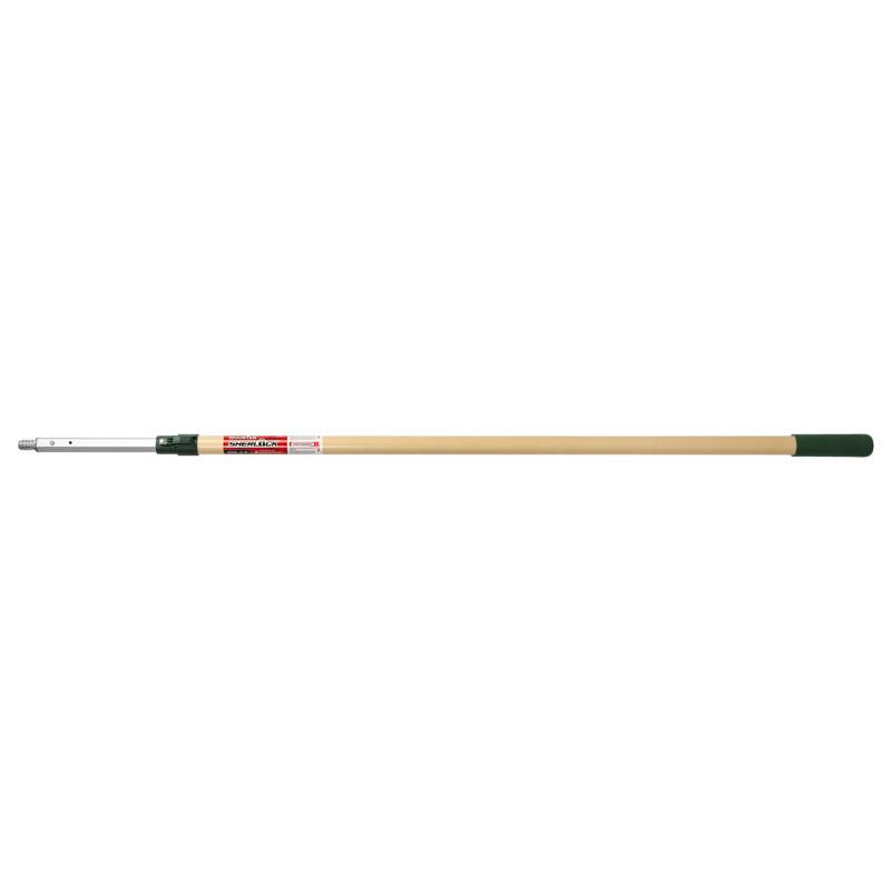 Wooster Sherlock Telescoping 8 ft. L X 1.86 in. D Aluminum/Fiberglass Extension Pole Beige/Green