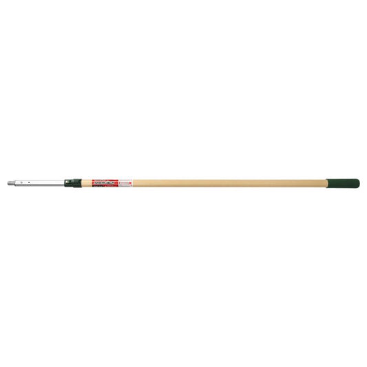 Wooster Sherlock Telescoping 8 ft. L X 1.86 in. D Aluminum/Fiberglass Extension Pole Beige/Green