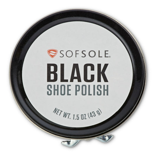 Sof Sole Black Shoe Polish 1.5 oz