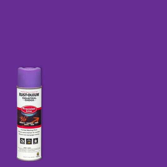 Rust-Oleum Industrial Choice Fluorescent Purple Inverted Marking Paint 17 oz