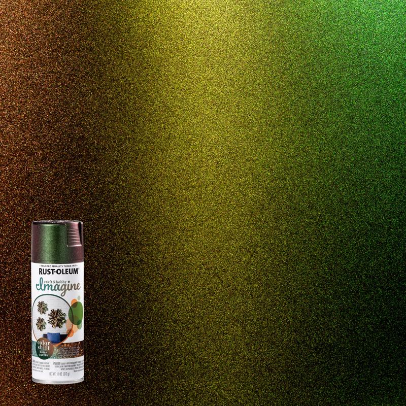 Rust-Oleum Imagine Gloss Green Copper Spray Paint 11 oz