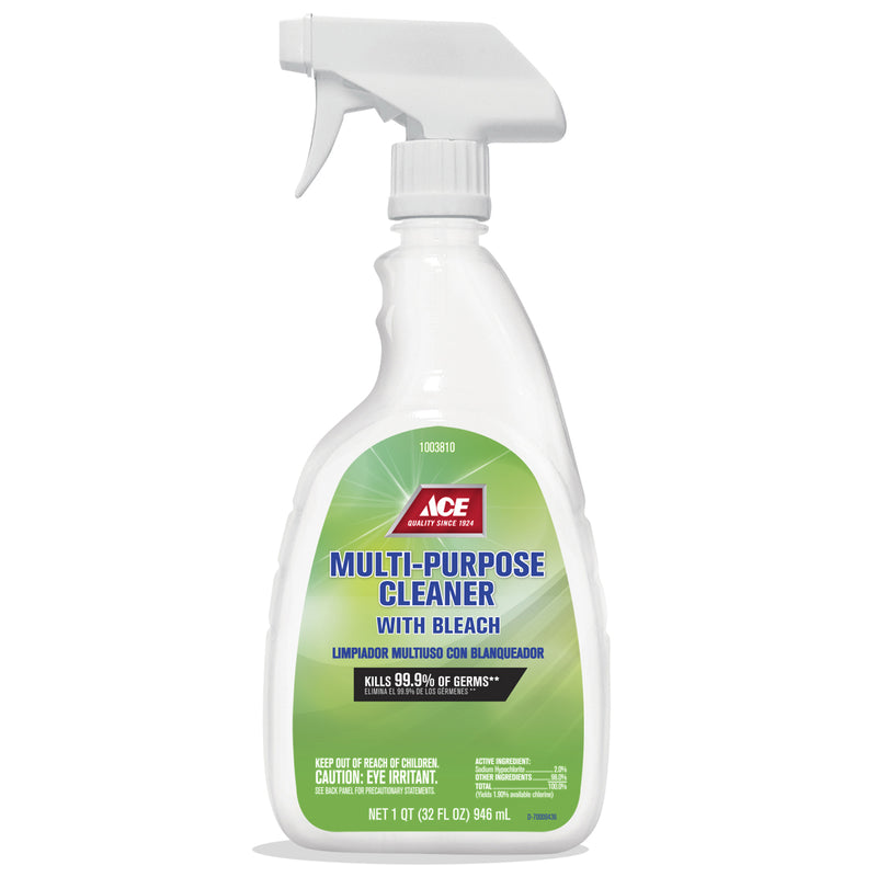 Ace No Scent Multi-Purpose Cleaner with Bleach Liquid Spray 32 oz
