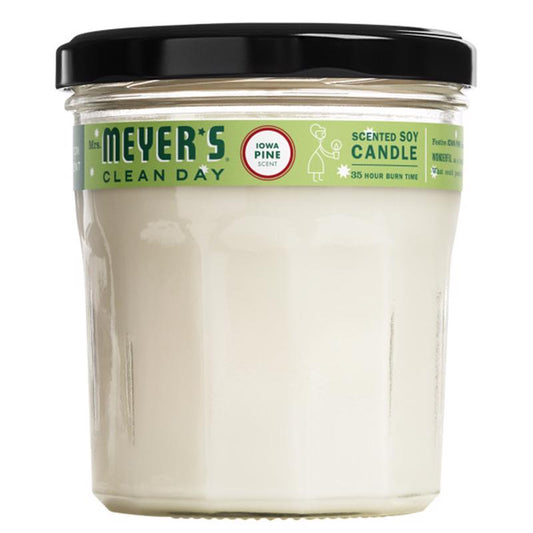 Mrs. Meyer's Clean Day White Iowa Pine Scent Soy Candle 7.2 oz