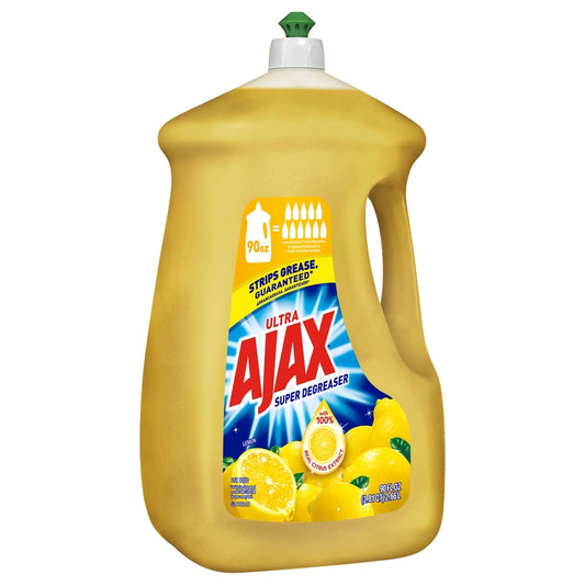 Ajax Lemon Scent Liquid Dish Soap 90 oz 1 pk