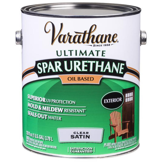 Varathane Premium Satin Clear Oil-Based Spar Urethane 1 gal