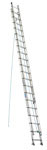 Werner 40 ft. H Aluminum Extension Ladder Type I 250 lb. capacity