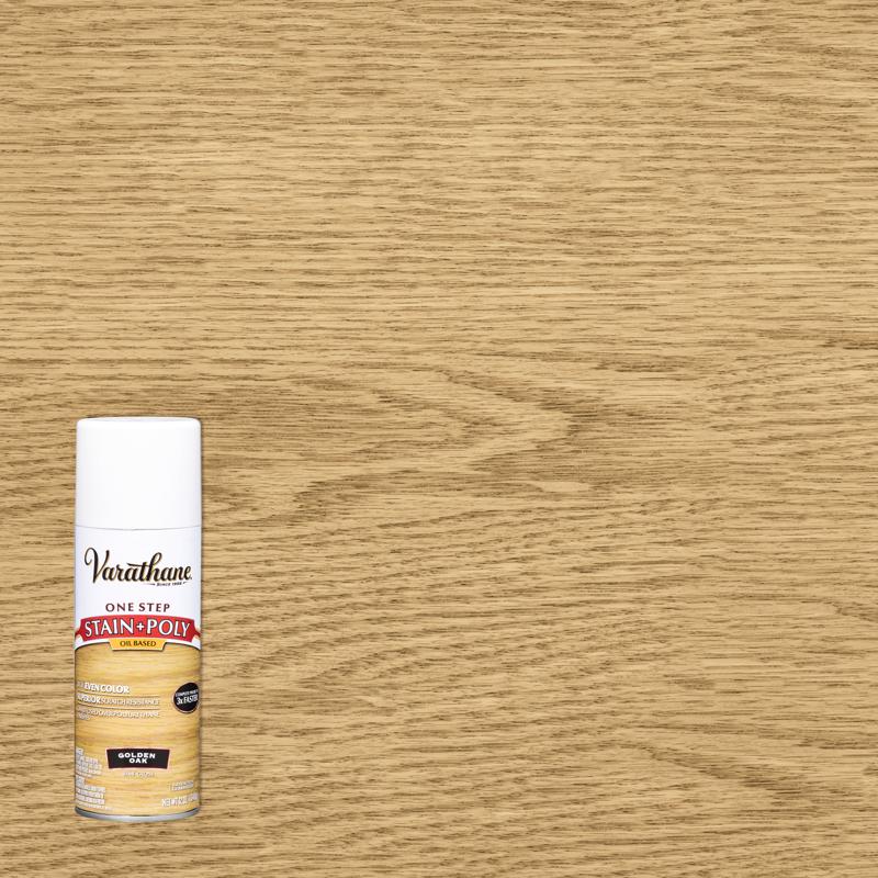 Varathane Semi-Transparent Semi-Gloss Golden Oak Oil-Based One-Step Stain/Poly 12 oz