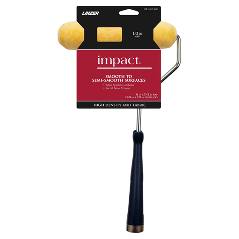 Linzer Better 6 in. W Mini Trim Roller with Frame Threaded End