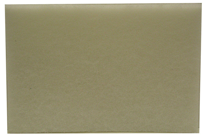 Gator 12 in. D Non-Woven Natural/Polyester Fiber Cleaner Floor Pad White