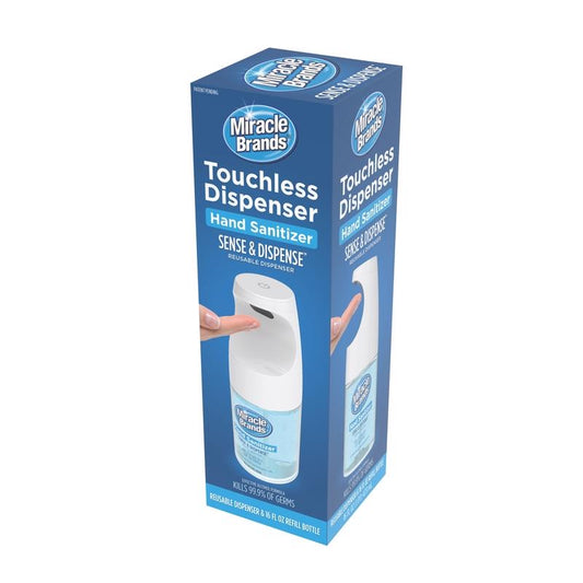 Miracle Brands Sense & Dispense Fresh Scent Touchless Hand Sanitizer Dispenser Gel 16 oz