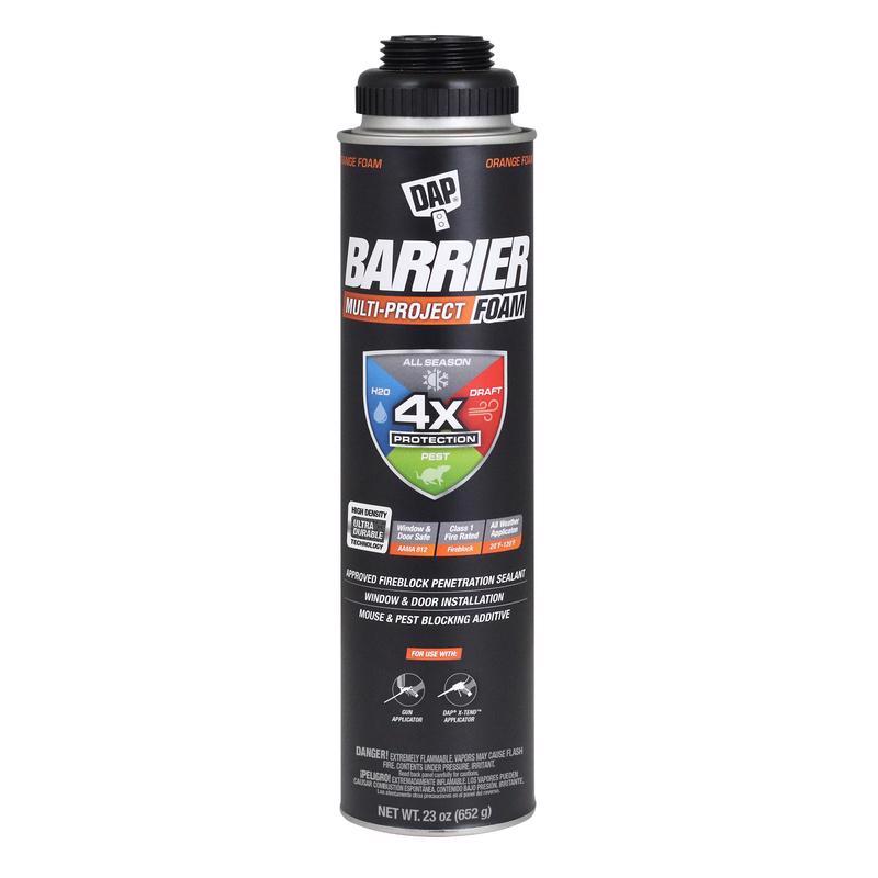 DAP Barrier Foam Orange Polyurethane Foam Multipurpose Barrier Foam 23 oz