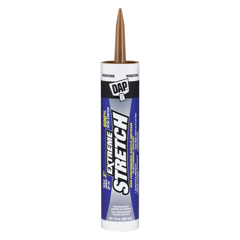 DAP Extreme Stretch Woodtone Acrylic Urethane All Purpose Elastomeric Sealant 10.1 oz