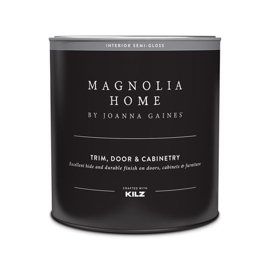 Magnolia Home by Joanna Gaines KILZ Semi-Gloss Tintable Base 1 Cabinet and Trim Paint Interior 1 qt