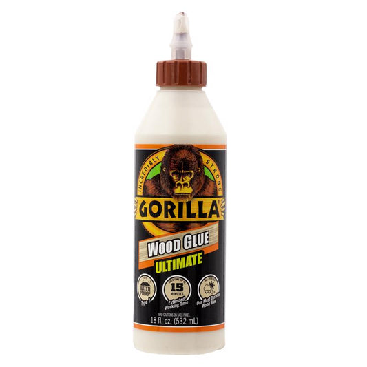 Gorilla Extra Strength Natural Wood Glue 18 oz
