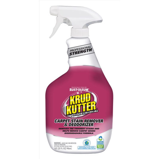 Krud Kutter Professional No Scent Carpet Stain Remover 32 oz Liquid