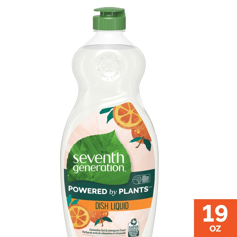 Seventh Generation Clementine Scent Liquid Dish Soap 19 oz 1 pk