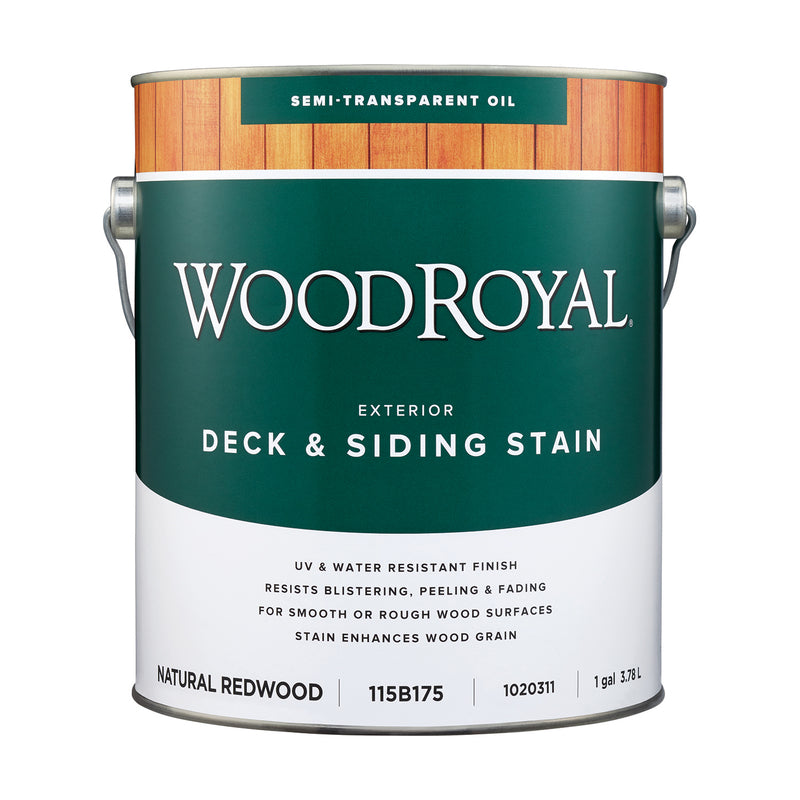 Ace Wood Royal Semi-Transparent Natural Redwood Oil-Based Deck and Siding Stain 1 gal