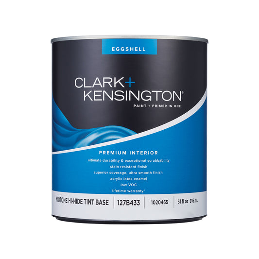 Clark+Kensington Eggshell Tint Base Mid-Tone Base Paint + Primer Interior 1 qt