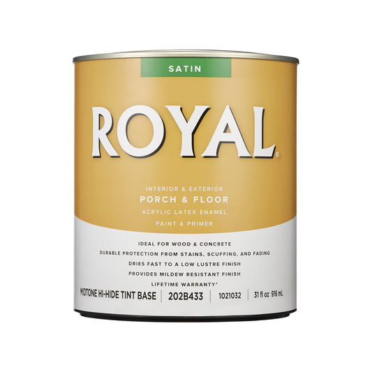 Royal Satin Mid-Tone Base Porch & Floor Paint 1 qt