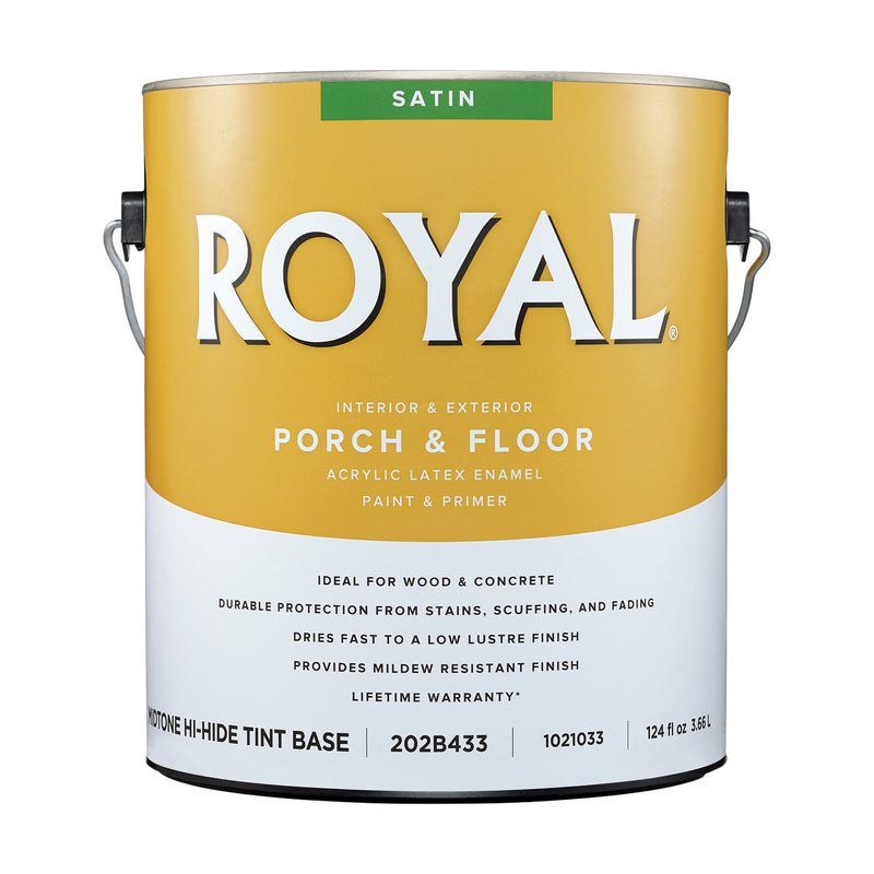 Royal Satin Mid Tone Base Porch and Floor Paint+Primer 1 gal