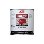 Ace Rust Stop Indoor / Outdoor Satin Black Oil-Based Enamel Rust Preventative Paint 1/2 pt