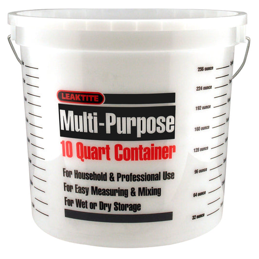 Leaktite White 10 qt Paint Pail