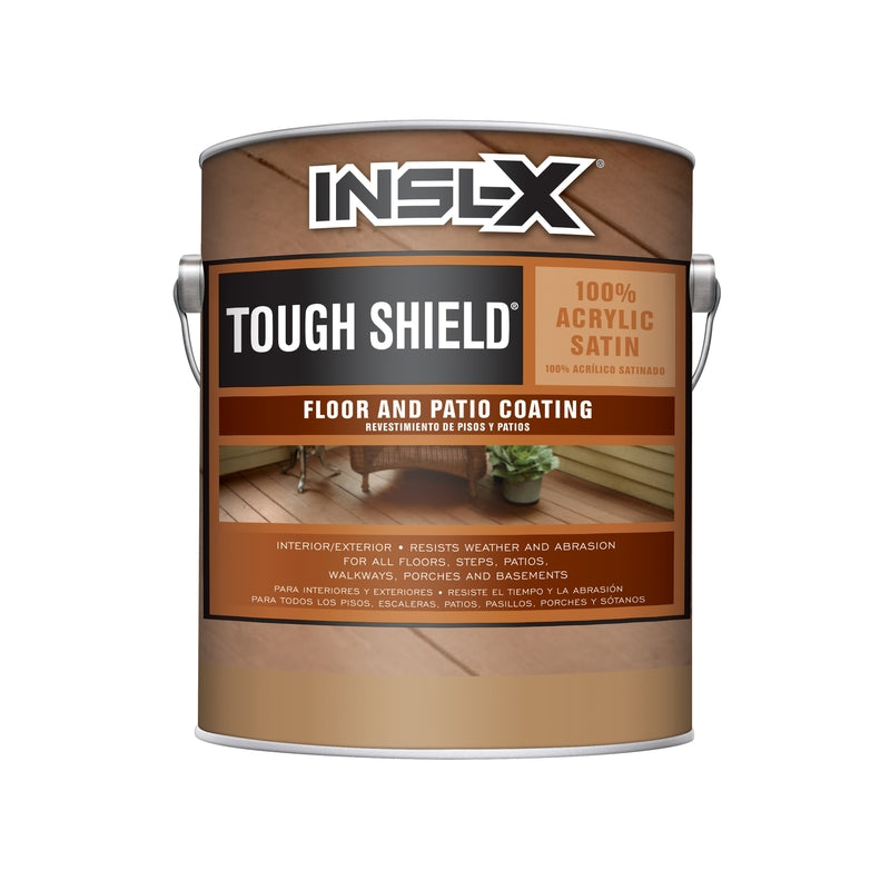 Insl-X Tough Shield Satin Black Water-Based Floor and Patio Coating 1 gal