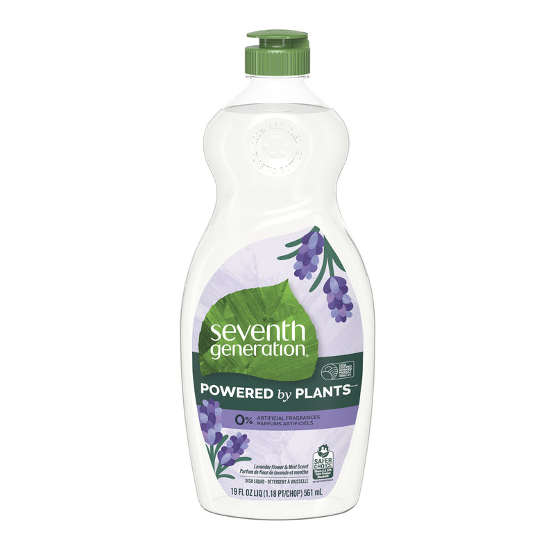 Seventh Generation Lavender & Mint Scent Liquid Dish Soap 19 oz