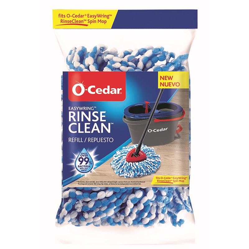 O-Cedar Easy Wring Rinse Clean 2 in. Wet Microfiber Mop Replacement 1 pk