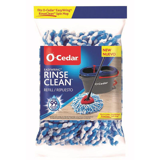 O-Cedar Easy Wring Rinse Clean 2 in. Wet Microfiber Mop Replacement 1 pk