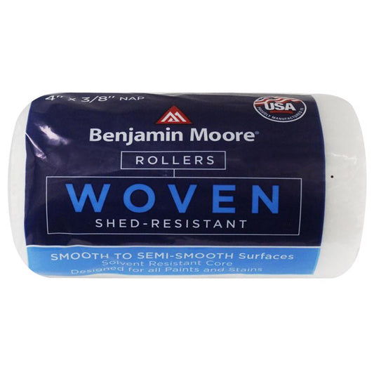 Benjamin Moore Woven 4 in. W X 3/8 in. Paint Roller Cover 1 pk