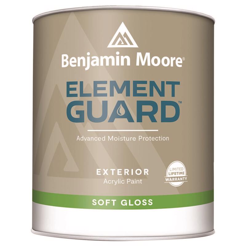 Benjamin Moore Element Guard Soft Gloss Base 1 Paint Exterior 1 qt
