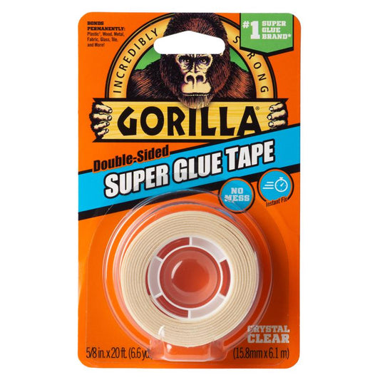 Gorilla Super Glue 240 in. L X 5/8 in. W Double-Sided Tape