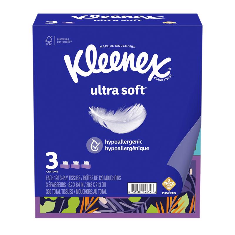 Kleenex Ultra Soft 120 ct Facial Tissue