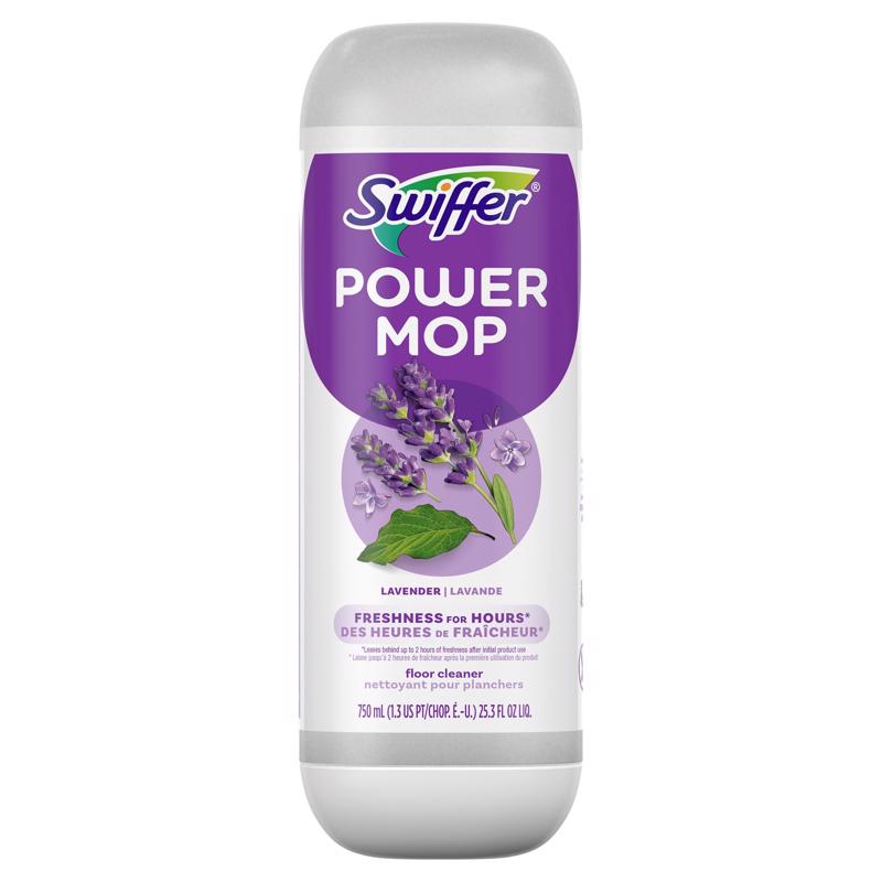 Swiffer Power Mop Lavender Scent Multi-Surface Floor Cleaner Liquid 25.3 oz