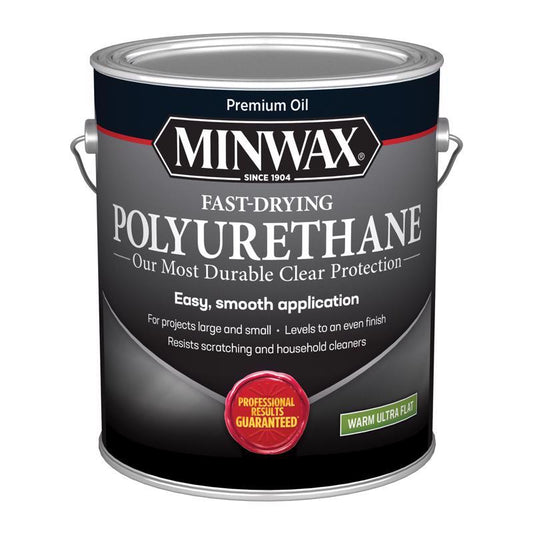 Minwax Ultra Flat Clear Oil-Based Fast-Drying Polyurethane 1 gal