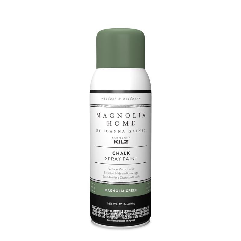 Magnolia Home by Joanna Gaines KILZ Matte Magnolia Green Sprayable Chalk Paint 12 oz