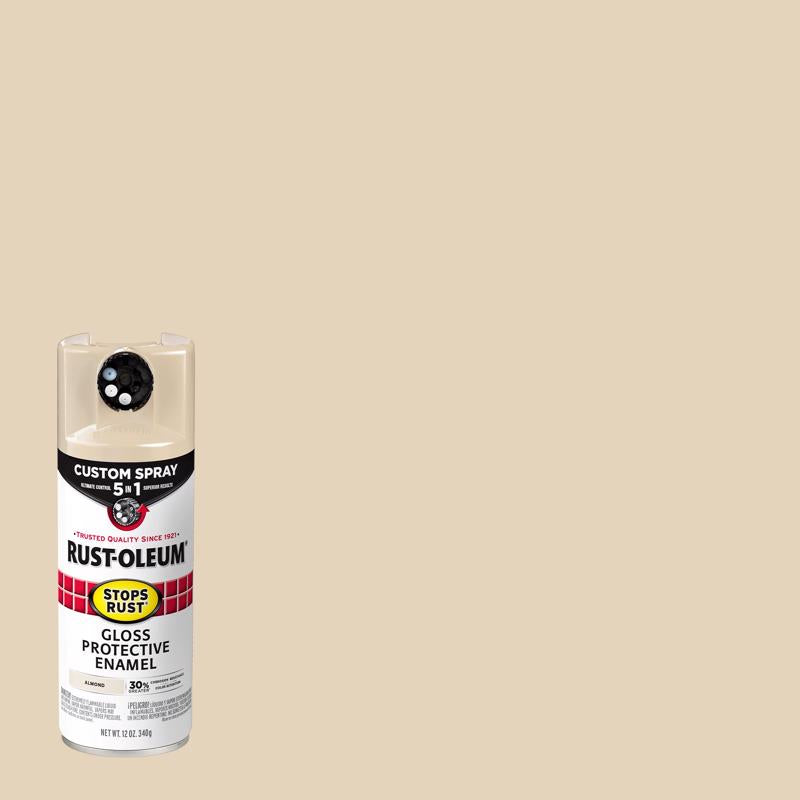 Rust-Oleum Stops Rust Gloss Almond Protective Enamel Spray 12 oz