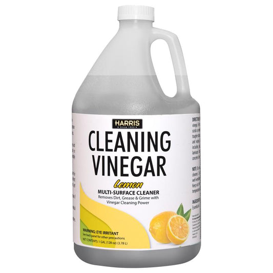 Harris Lemon Scent Concentrated All Purpose Cleaning Vinegar Liquid 128 oz