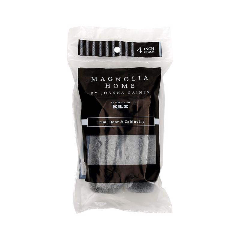 Magnolia Home by Joanna Gaines Flock Foam 4 in. W Paint Roller Cover Refill 2 pc