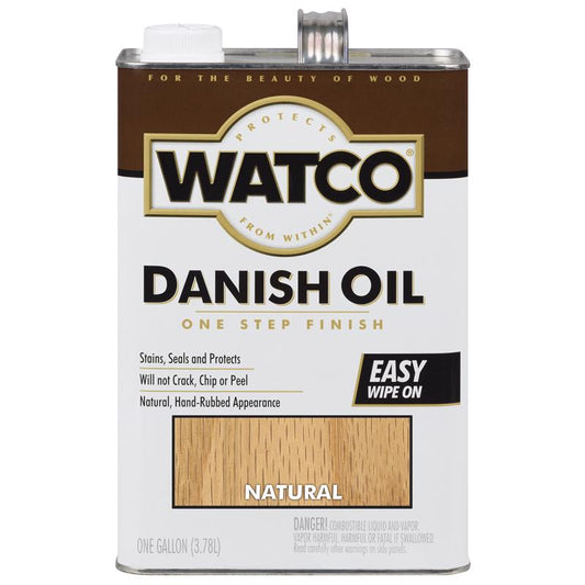 WATCO Transparent Natural Oil-Based Danish Oil 1 gal