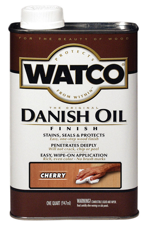 WATCO Transparent Cherry Oil-Based Danish Oil 1 qt