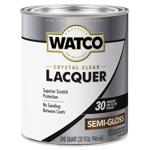 WATCO Semi-Gloss Crystal Clear Oil-Based Wood Finish Lacquer 1 qt