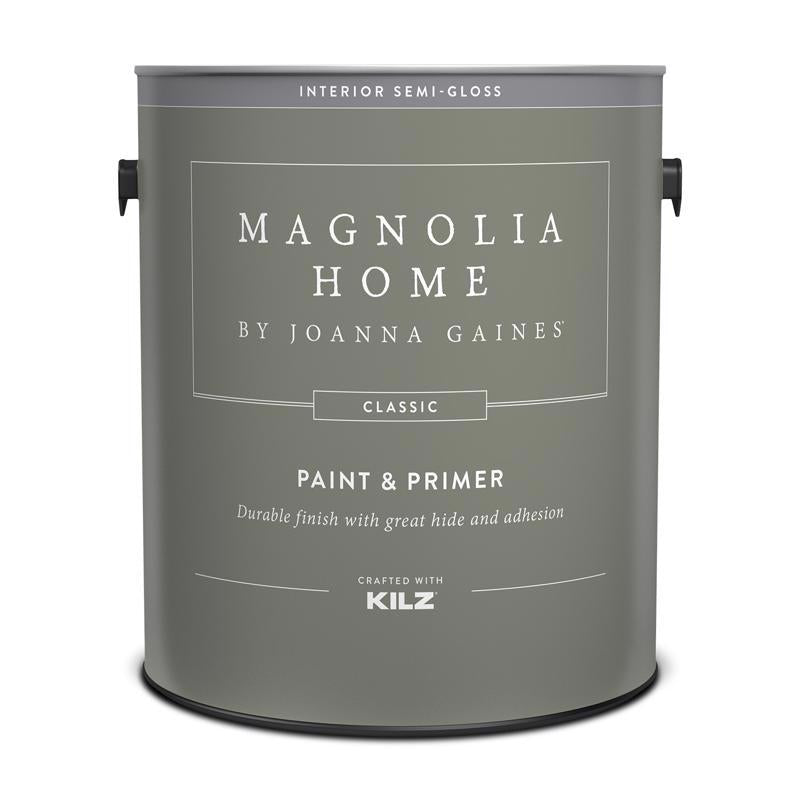 Magnolia Home by Joanna Gaines Classic Semi-Gloss True White Base 1 Paint and Primer Interior 1 gal