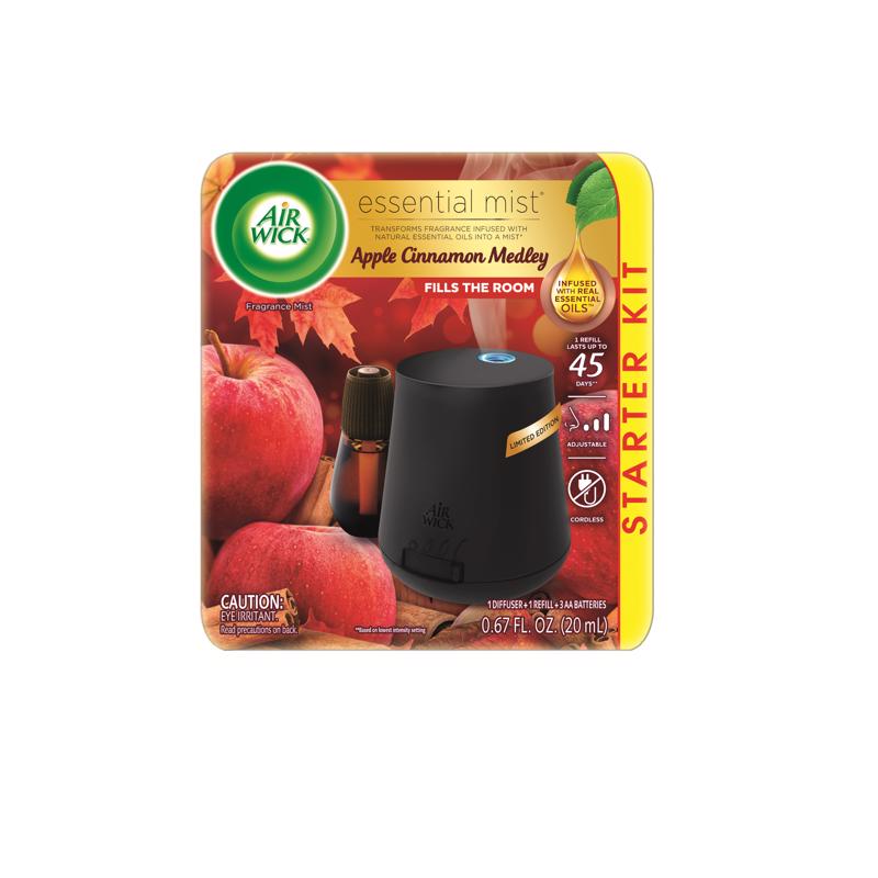 Air Wick Apple & Cinnamon Scent Air Freshener Starter Kit 0.67 oz Liquid 1 pk