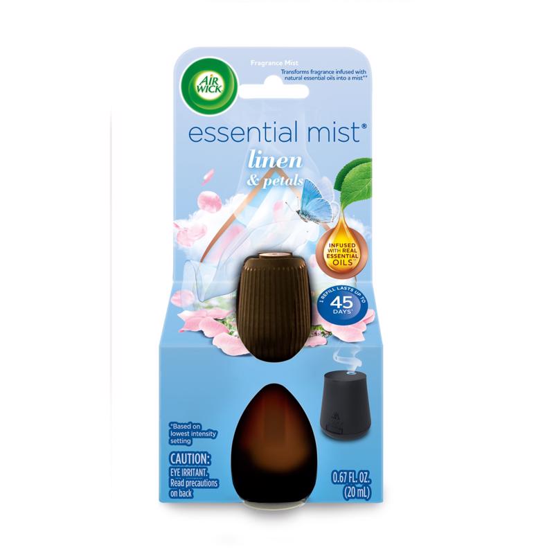 Air Wick Linen & Petals Scent Air Freshener Refill 0.67 oz Liquid 1 pk